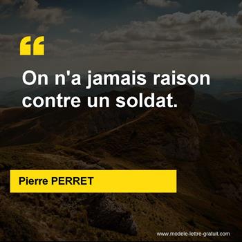 Citations Pierre PERRET