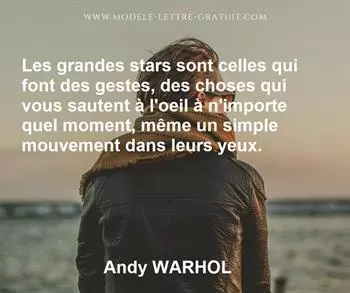 Citation de Andy WARHOL