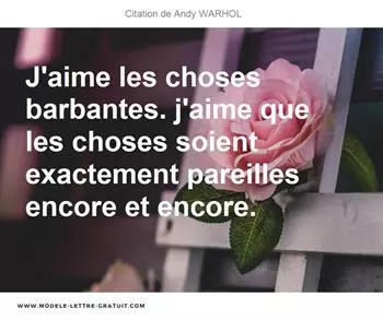 Citations Andy WARHOL