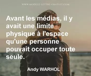 Citation de Andy WARHOL