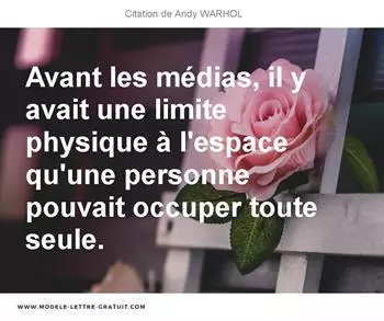 Citations Andy WARHOL