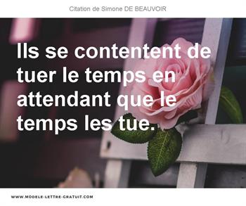 Citations Simone DE BEAUVOIR