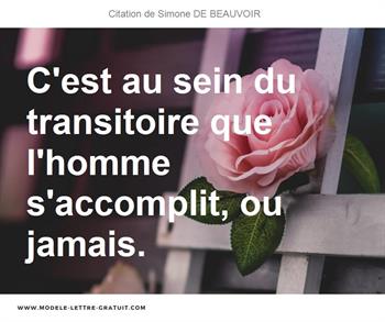 Citations Simone DE BEAUVOIR