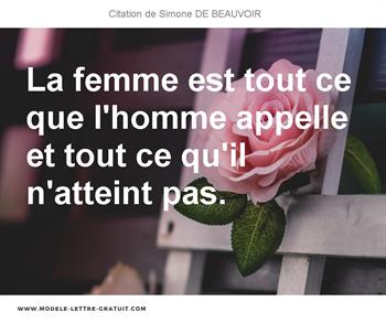Citations Simone DE BEAUVOIR