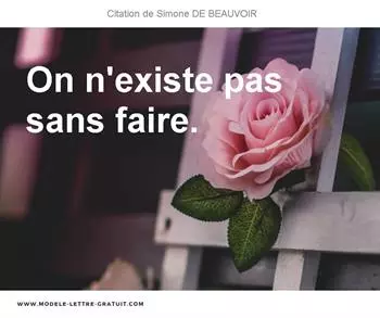 Citations Simone DE BEAUVOIR