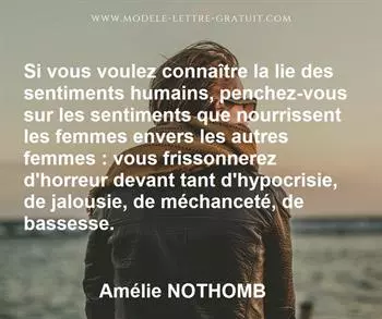 Citation de Amélie NOTHOMB