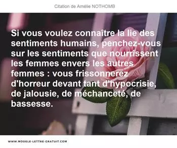 Citations Amélie NOTHOMB