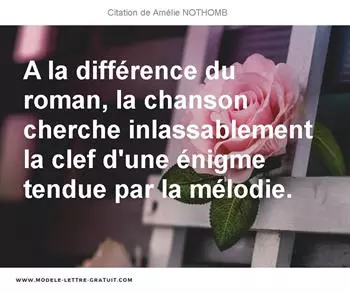 Citations Amélie NOTHOMB