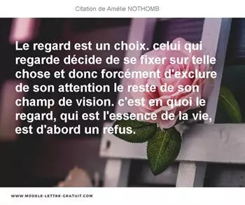 Citations Amélie NOTHOMB