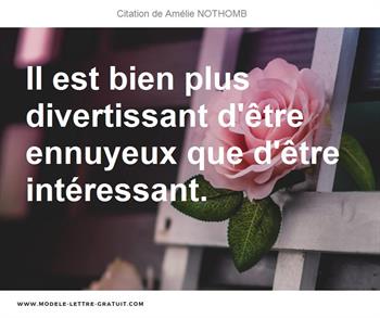 Citations Amélie NOTHOMB