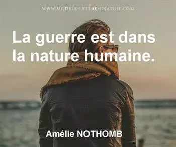 Citation de Amélie NOTHOMB