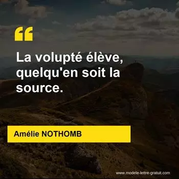 Citation Amélie NOTHOMB