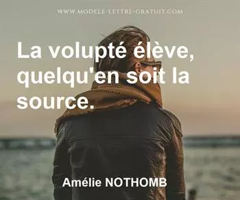 Citation de Amélie NOTHOMB