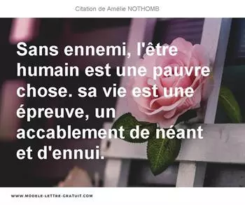 Citations Amélie NOTHOMB