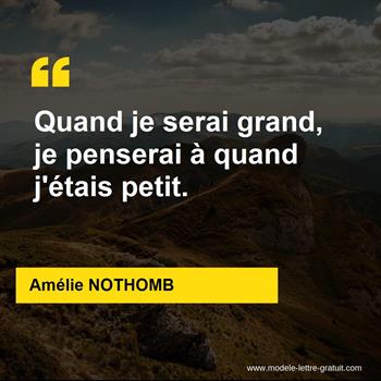 Citation de Amélie NOTHOMB