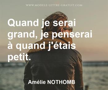 Citation de Amélie NOTHOMB