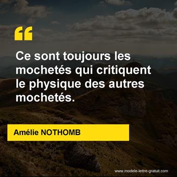 Citation de Amélie NOTHOMB