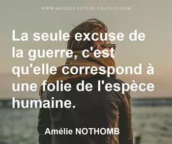 Citation de Amélie NOTHOMB