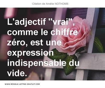 Citations Amélie NOTHOMB