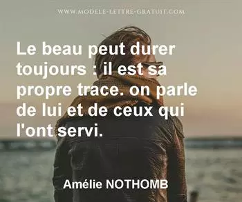 Citation de Amélie NOTHOMB