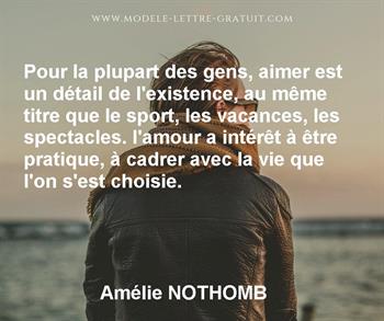 Citation de Amélie NOTHOMB