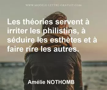 Citation de Amélie NOTHOMB
