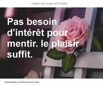 Citations Amélie NOTHOMB