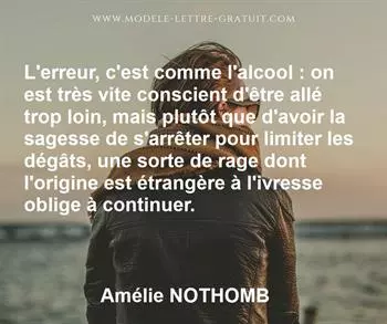 Citation de Amélie NOTHOMB