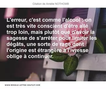Citations Amélie NOTHOMB