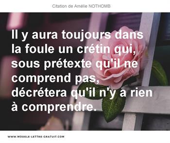 Citations Amélie NOTHOMB