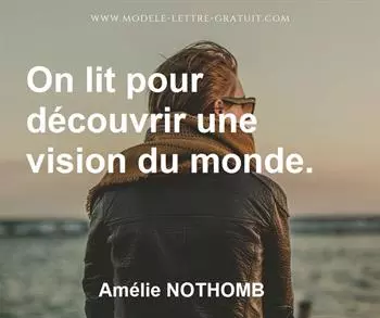 Citation de Amélie NOTHOMB