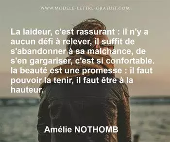 Citation de Amélie NOTHOMB