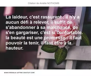 Citations Amélie NOTHOMB