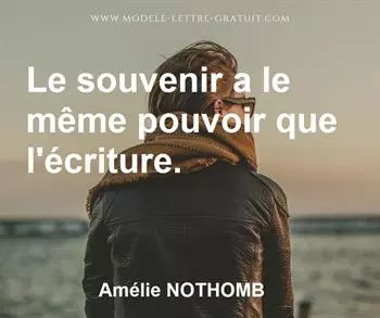 Citation de Amélie NOTHOMB