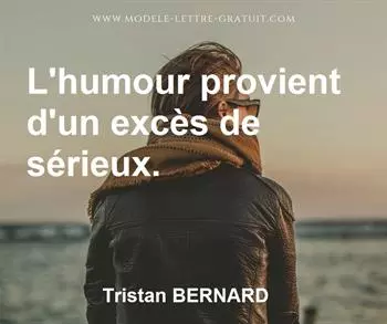 Citation de Tristan BERNARD
