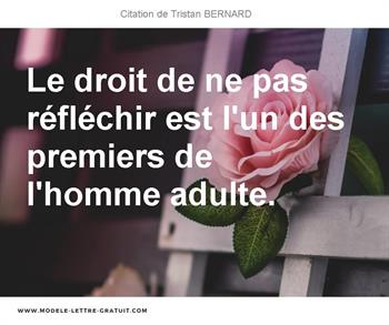 Citations Tristan BERNARD