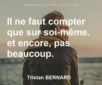 Citation de Tristan BERNARD