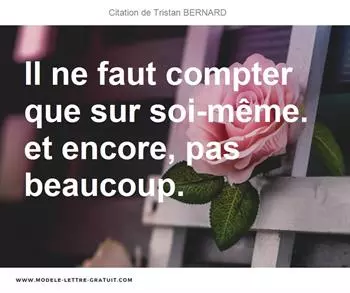 Citations Tristan BERNARD
