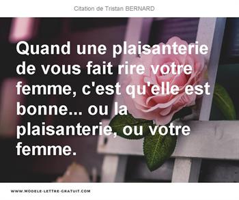 Citations Tristan BERNARD