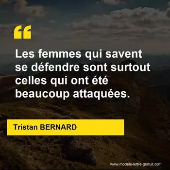 Citation Tristan BERNARD
