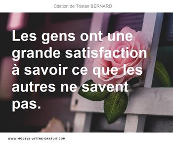 Citations Tristan BERNARD