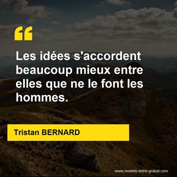 Citation de Tristan BERNARD