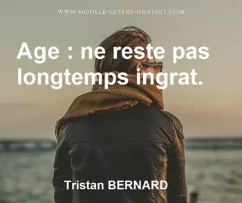Citation de Tristan BERNARD
