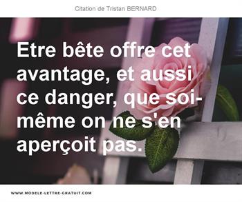 Citations Tristan BERNARD
