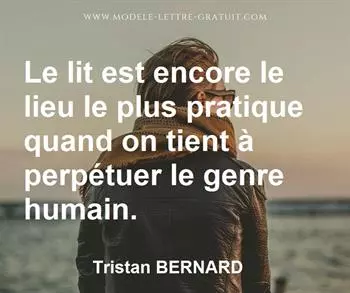 Citation de Tristan BERNARD