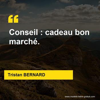 Citations Tristan BERNARD