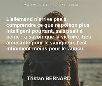 Citation de Tristan BERNARD