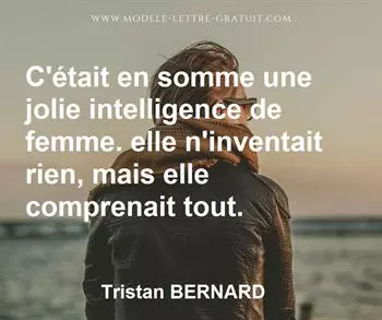 Citation de Tristan BERNARD