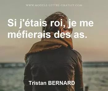 Citation de Tristan BERNARD