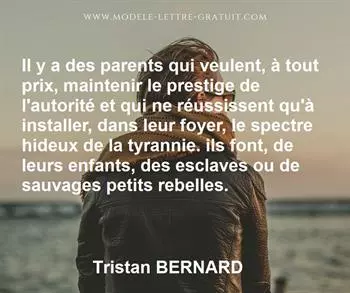 Citation de Tristan BERNARD